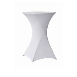 Housse mange-debout Ø 80/85 cm lycra 210 gr/m²– Nappe stretch professionnelle