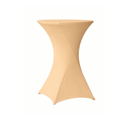 Housse mange-debout Ø 80/85 cm lycra 210 gr/m²– Nappe stretch professionnelle