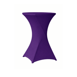 Housse mange-debout Ø 80/85 cm lycra 210 gr/m²– Nappe stretch professionnelle