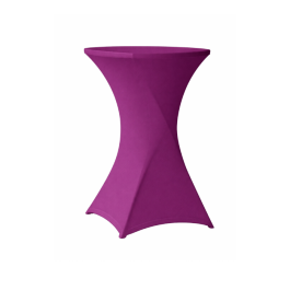 Housse mange-debout Ø 80/85 cm lycra 210 gr/m²– Nappe stretch professionnelle