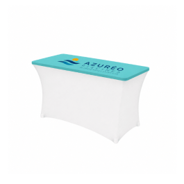 Housse personnalisable de plateau pour table 122x61 cm lycra 210 gr/m² – Covertex Pro
