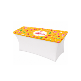Housse personnalisable de plateau pour table 122x76 cm lycra 210 gr/m² – Covertex Pro