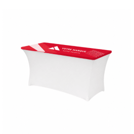 Housse personnalisable de plateau pour table 183x76 cm lycra 210 gr/m² – Covertex Pro