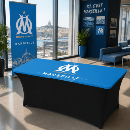Housse personnalisable de plateau pour table 200x90cm lycra 210 gr/m² – Covertex Pro