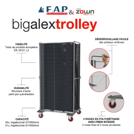 Chariot de transport - ZOWN-Maxchief pour chaises Big Alex