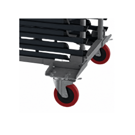 Chariot de transport ZOWN-Maxchief pour chaises Norman ou Jumbo Structure en acier peint gris. , résistante, solide