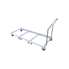 Chariot pour tables et bancs brasserie