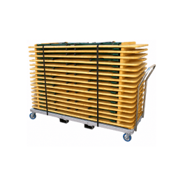 Chariot pour tables et bancs brasserie