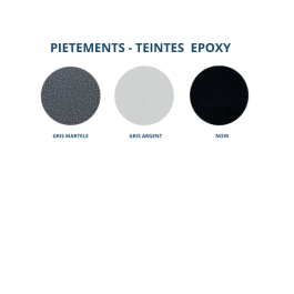 Table rabattable sur roulettes 120x80 cm stratifiée | ISY