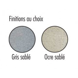 Jardinière Hera gris sablé