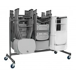 Chariot Liam trolley ZOWN-Maxchief 175x79xh124cm En acier peint gris. , résistante. Poids : 26.23kg