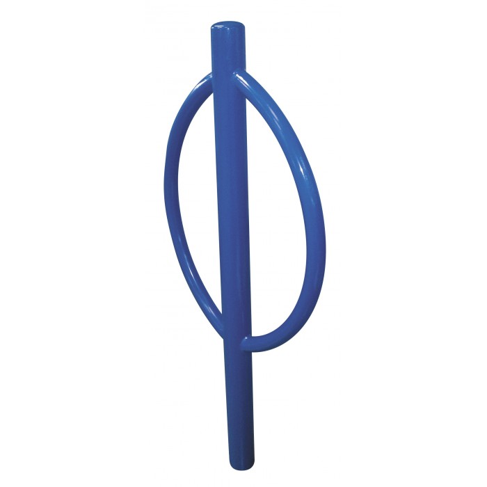 Support cycles Ovalie tête bombée hauteur 122cm