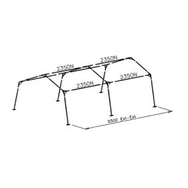 Tente de couchage 10 lits POLYLUXE 550