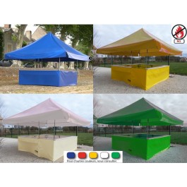 Buvette 3x3m 9m² Toiture polyester