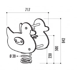 Jeu à ressort Canard