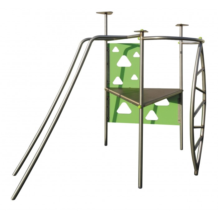 Jeu structure acier inoxydable Trigonox 1 tour 90cm