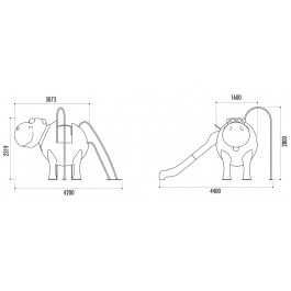 Jeu multiactivités animaux hippopotame