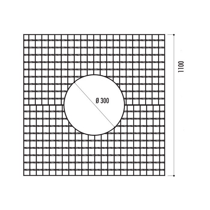 Grille d'arbre Religa 1100 x 1100mm