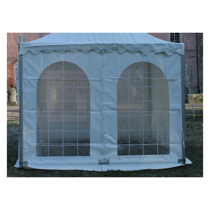 Rideau fenêtre à l'Italienne largeur 3 m x hauteur 2,2 m pour tente Garden 9m²