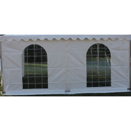Rideau fenêtre à l'Italienne largeur 5 m x hauteur 2,2 m pour tente alu Garden 25 m²