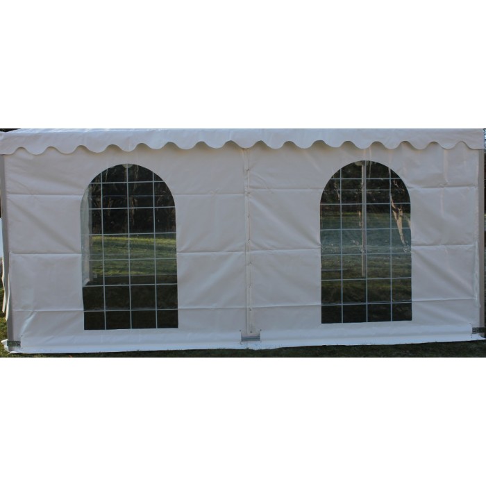 Rideau fenêtre à l'Italienne largeur 5 m x hauteur 2,2 m pour tente alu Garden 25 m²