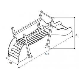 Structure pont'Gliss - Fixations courtes