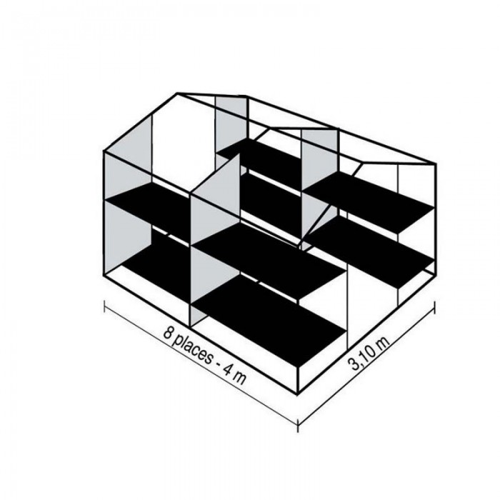 Tente de couchage 8 lits ESTEREL 8 Tente de couchage 8 lits ESTEREL 8