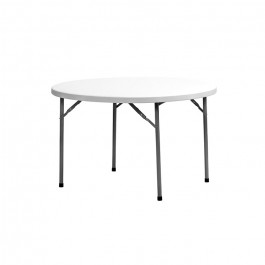 Table ronde pliante polyéthylène HDPE ronde ⌀120cm - ZOWN-Maxchief