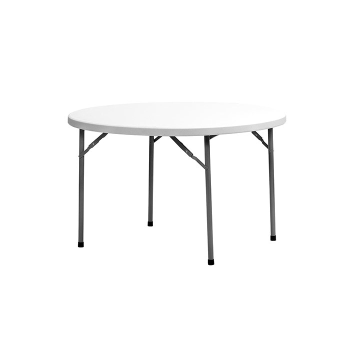 Table ronde pliante polyéthylène HDPE ronde ⌀120cm - ZOWN-Maxchief