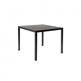 Table Barcino 90x90 cm designed by Joan Gaspar noir