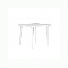 Table New Dessa 90x90cm designed by Josep Lluscà blanche