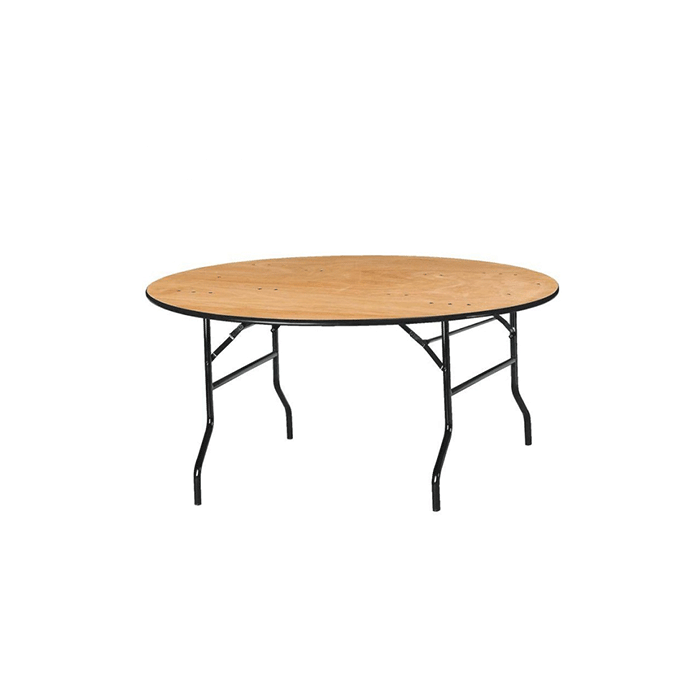 Table pliante en bois de collectivité, table de réception pliante en bois, table  pliante empilable