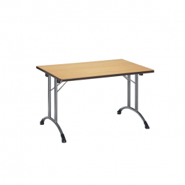 Table Alsace stratifié 120x80cm hêtre