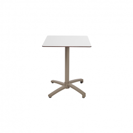 Table Kos carrée 70x70cm - Ezpeleta blanc