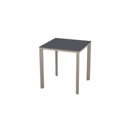 Table Meet carrée 70x70cm - Ezpeleta gris anthracite