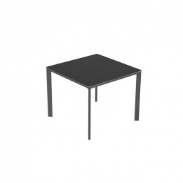 Table Meet carrée 90x90cm - Ezpeleta gris anthracite