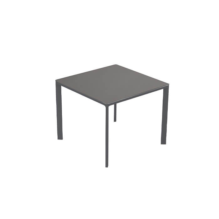 Table Meet carrée 90x90cm - Ezpeleta taupe Table Meet carrée 90x90cm - Ezpeleta taupe