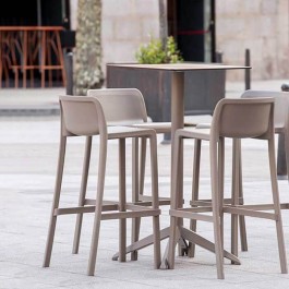 Table Quatro high fix 70x70cm - Ezpeleta terrasse