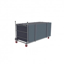 Chariot de transport pour tables rectangulaires largeur 90cm - ZOWN-Maxchief