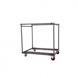 Chariot de transport pour mange debout - ZOWN-Maxchief .En acier peint gris. , résistante. Poids : 23,4kg