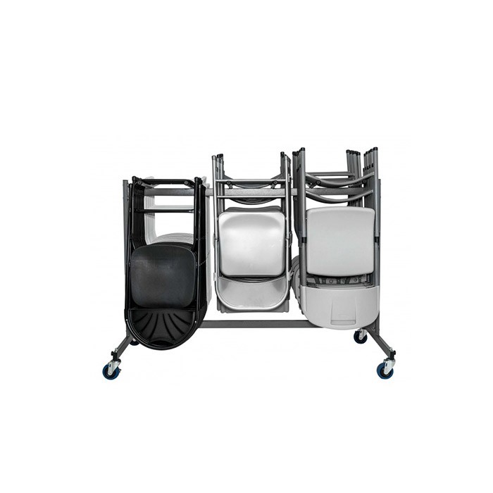 Chariot Liam trolley ZOWN-Maxchief 175x79xh124cm En acier peint gris. , résistante. Poids : 26.23kg