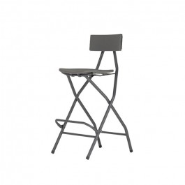 Tabouret pliant Alvar New classic polyéthylène - ZOWN-Maxchief , gris, plastique, solide, polyéthylène HDPE pur, recyclable