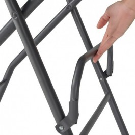 Tabouret pliant Alvar New classic polyéthylène - ZOWN-Maxchief , gris, plastique, solide, polyéthylène HDPE pur, recyclable