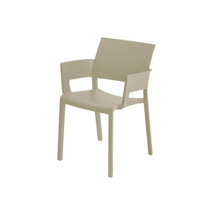 Fauteuil empilable Fiona sable Fauteuil empilable Fiona sable