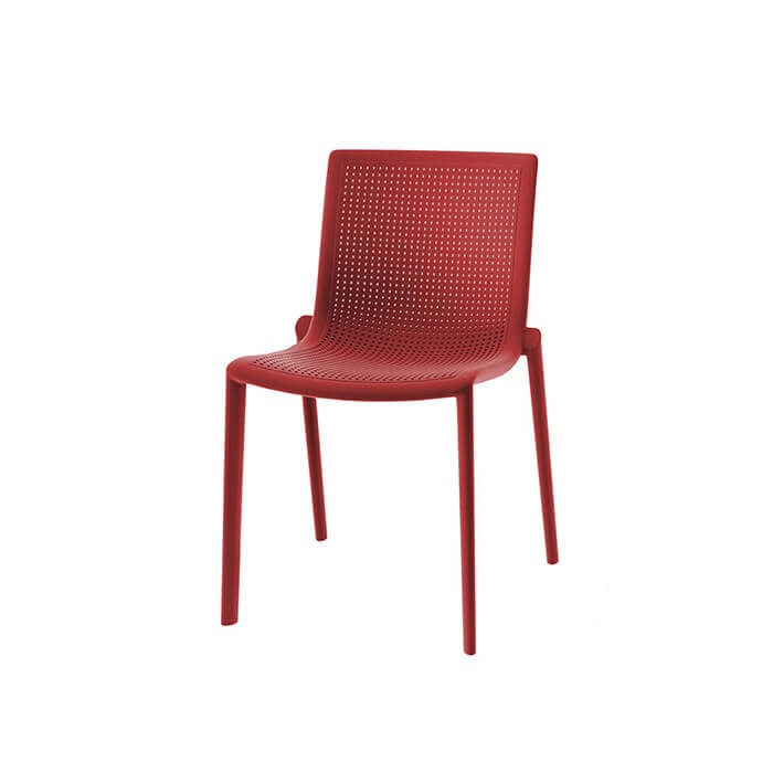 Chaise empilable Beekat rouge