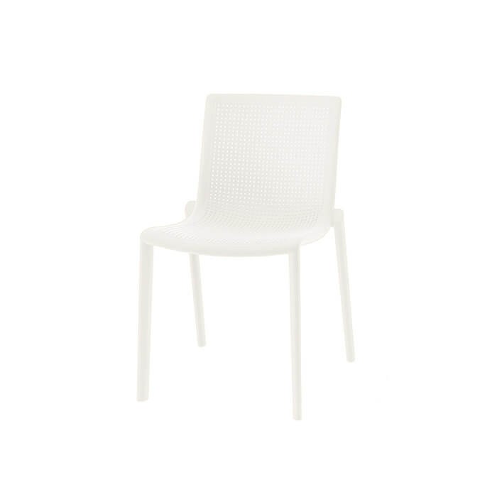 Chaise empilable Beekat blanc