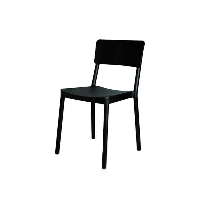 Chaise empilable Lisboa Noire