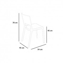 Chaise empilable Spot designed by Josep Lluscà