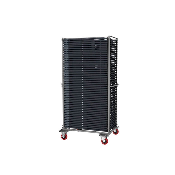 Chariot de transport - ZOWN-Maxchief pour chaises Big Alex En acier peint gris. , résistante, solide Chariot de transport - ZOWN-Maxchief pour chaises Big Alex En acier peint gris. , résistante, solide