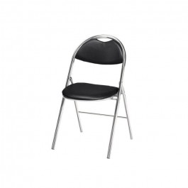 Chaise pliante Florence non accrochable tissu enduit URBAN M1 piètement chromé
